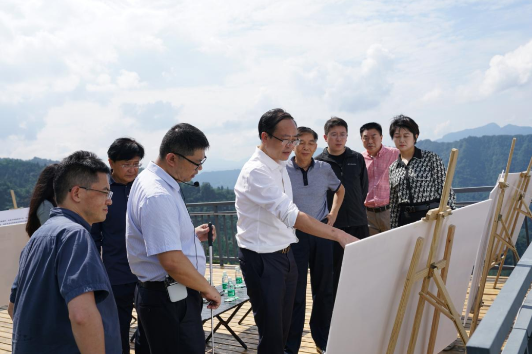省pp电子集团外部董事调研峨眉山太阳谷文旅康养项目