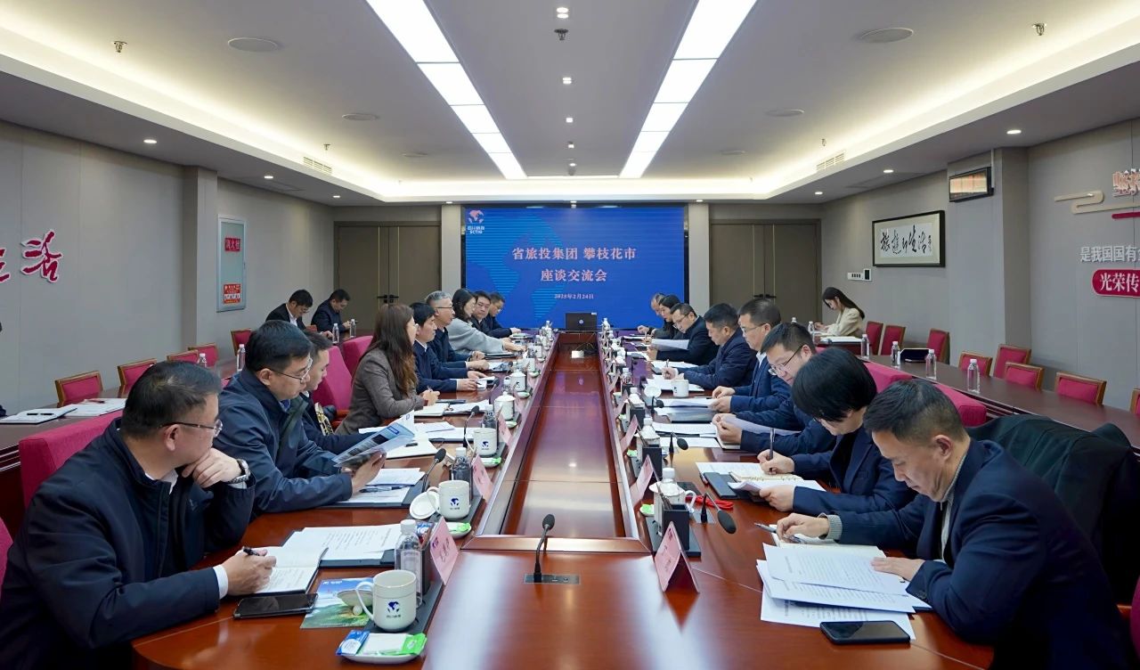 “1+N”企地相助再谋新篇｜省pp电子集团与攀枝花市举行座谈交流会